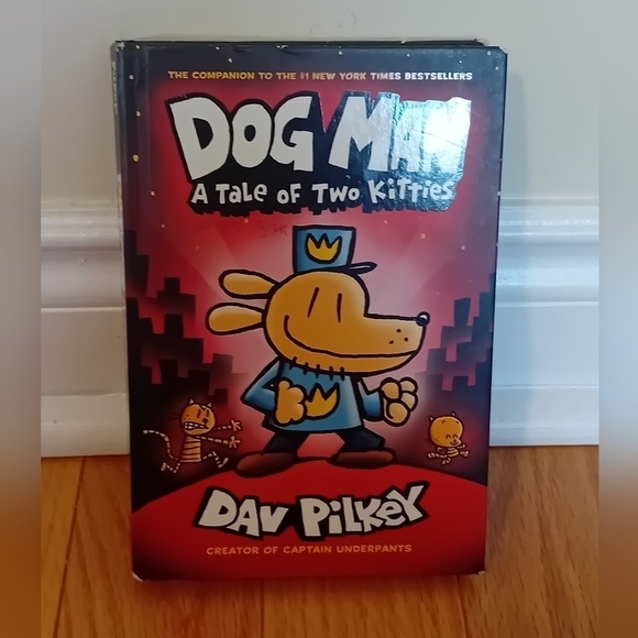 Modern Kids Hardcover‎ Book Dog Man #3 A Tale Of Two Kitties By Dav Pilkey Boys - Picture 2 of 7